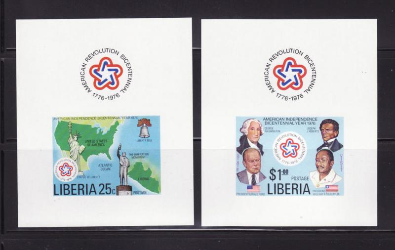 Liberia 769-770 Deluxe Proofs Set MNH (B)