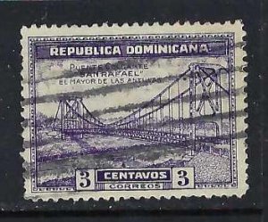 DOMINICAN REPUBLIC 291 VFU BRIDGE E190-7