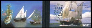 Ireland 1144c booklet,MNH.Michel MH 43. Tall ship race 1998.Ships.PORTUGAL-1998.