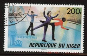 Niger Scott 495 used CTO 1979 olympic stamp
