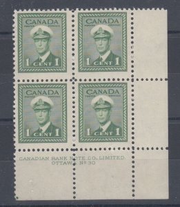 #249 Any position #30 available VF MNH Plate blocks War Issue Canada mint stamps