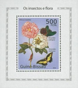 Insects And Flora Papilio Androgeus Mini Sov. Sheet MNH