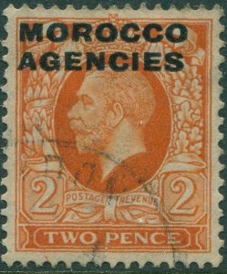 Morocco Agencies 1935 SG68 2d orange KGV FU