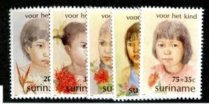 1981 Surinam Sc #B284-88 MNH** cv.$3.  ( 1805 WX )