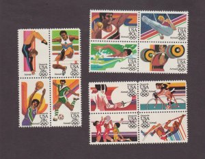 US, C101-12, SUMMER OLYMPICS, MNH, VF, 1980'S, AIRMAIL COLLECTION MINT NH