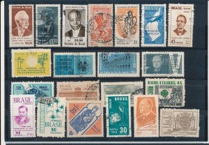 D397963 Brazil Nice selection of VFU Used stamps