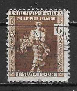 Philippines 385 6c La Flipina single Used (lib) (z3)