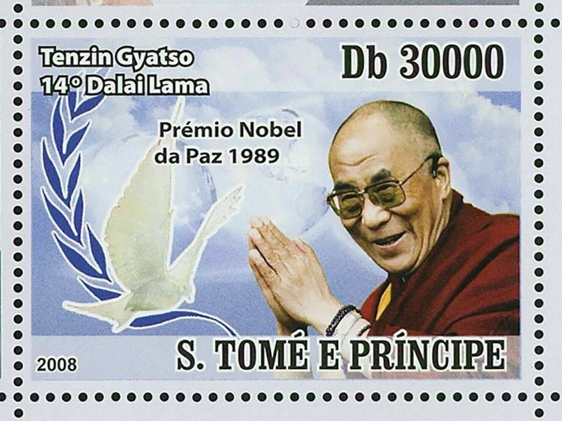 Peacekeepers Stamp Red Cross Walesa Schweitzer Dalai Lama S/S MNH #3518-3523