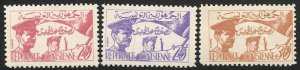 TUNISIA  1957 Sc 312-14 Mint NH  VF, cv $42