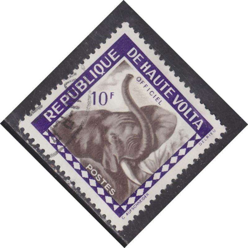 Burkina Faso O3 Elephant 1963