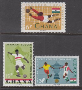 Ghana 233-235 Soccer MNH VF