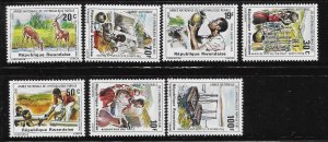 Rwanda 1981 National Rural Water Supply Year Sc 1068-1074 MNH A300