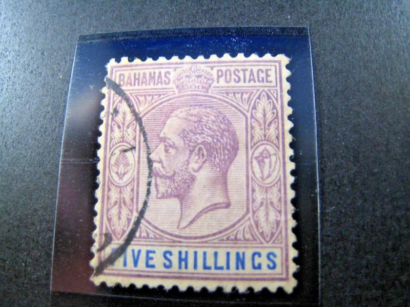 BAHAMAS SCOTT #55 - 1912  VF/USED     (apsB25)