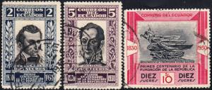 Ecuador #304-316 Used Set