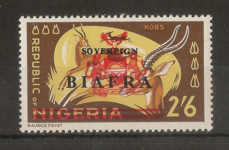 Biafra 1968 2/6d SG13 Mint