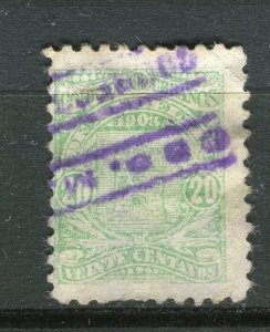 COLOMBIA; PRIVATE LOCAL POST Company issue 1903 Medellin 20c. used