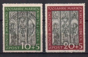 GERMANY STAMPS. 1951 , Mi.#139-140, USED