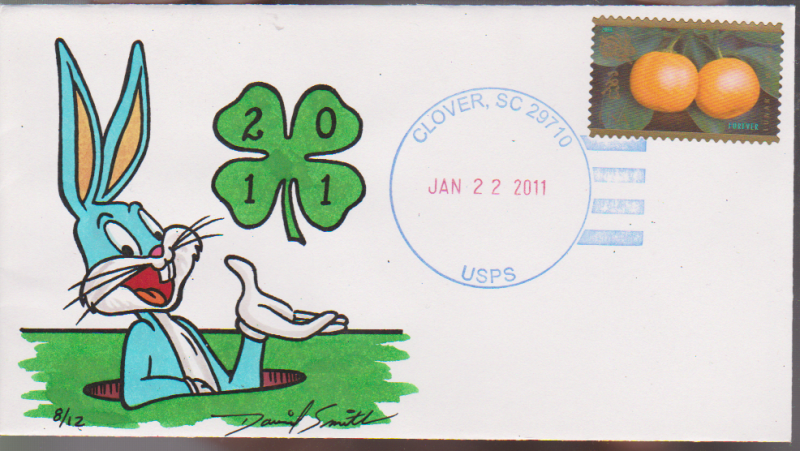 2011 YEAR RABBIT UO First Day Cover HP D Smith Cachet J146