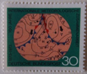 Germany 1102 Cat $0.45 MNH Full Set Weather Topical