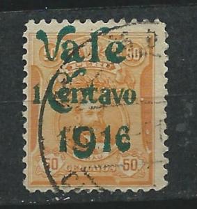 Peru # 198 surcharges - 1916     (1)  VF Used