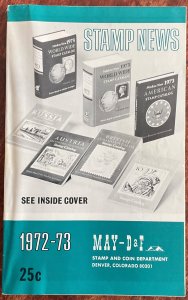 1972-73 Stamp News May-D&F Stamp Dept Paperback Used 160 pages