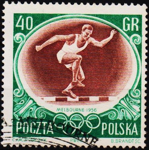 Poland. 1956 40g S.G.992 Fine Used