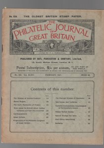 PHILATELIC JOURNAL OF GREAT BRITAIN #554 Feb 1937