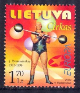 Lithuania 2002 Europa CEPT Circus Sc.722 MNH