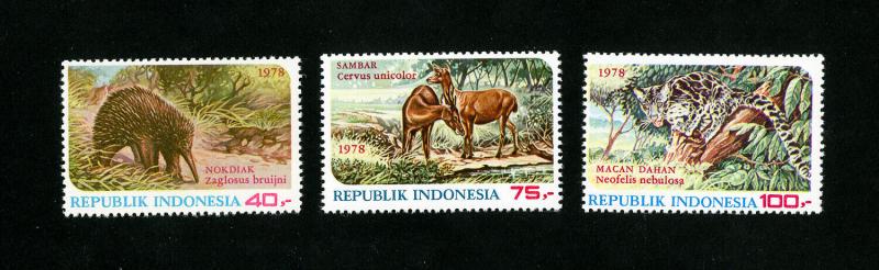 Indonesia Stamps # 1033-1035 VF OG NH