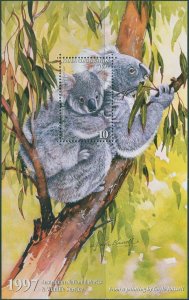 Australia Cinderella Koalas 1997 $10 Koala Conservation MS MNH