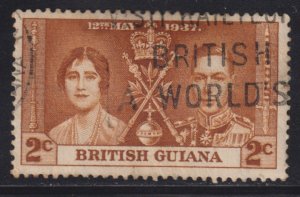 British Guiana 227 King George VI Coronation Issue 1937