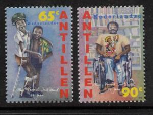 Netherlands Antilles 738-9 MNH Verrit Institute for Physically Handicapped