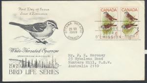 FDC SG 638 SC# 496 SPECIAL - please read details - Birds