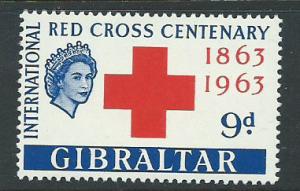 Gibraltar SG 176 Mint Very Light Hinge MVLH