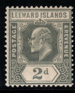 LEEWARD ISLANDS SG39 1911 2d GREY MTD MINT 