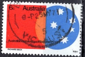 Australia; 1971: Sc. # 496: Used Cpl. Set