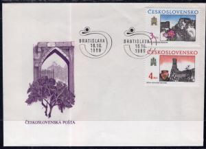 Czechoslovakia 2763-2764 U/A FDC