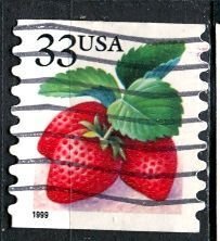 USA; 1999: Sc. # 3305:  Used Perf. 8,5 Coil Single Stamp