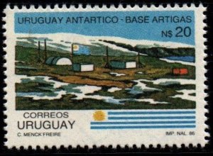 1987 Uruguay Artigas Antarctic station science base investigation #1239 ** MNH