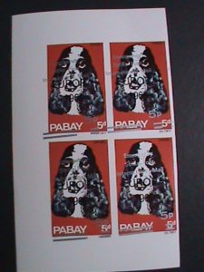 ​PABAY-1969 EUROPA- EMERGENCY STRIKE POST-INTERNATIONAL MAIL-IMPERF-BLOCK-VF