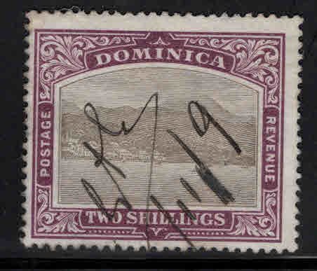 DOMINICA Scott 32 Used Manuscript cancel