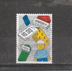 Denmark  Scott#  1703  Used  (2015 Lego Blocks)