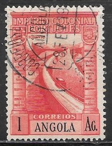 Angola 286: 1a Dam, used, F-VF