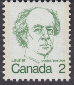 Canada - #587 Sir Wilfred Laurier  - MNH