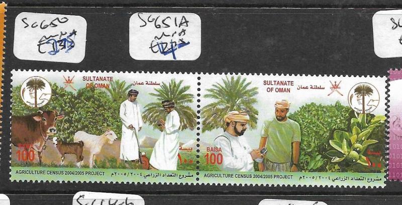 OMAN   (PP0403B) ANIMAL CENSUS  SG 651A  MNH