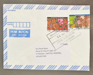 CM) 2003. URUGUAY. PLANTS OF THE REGION. COVER MAILED TO ARGENTINA. XF