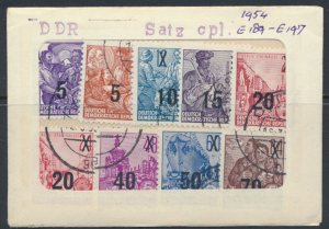 German Democratic Republic  SC#  216-233 as issued folder see details & scans