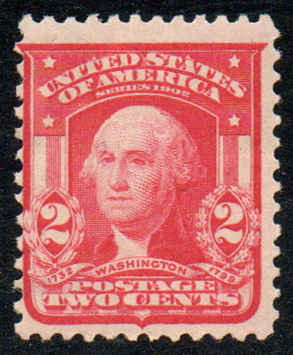 US #319 Fine+ OG NH, small crease, vivid color!