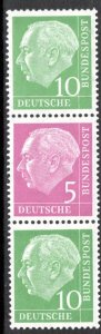 Germany Bund Scott # 708 (2), 704, mint nh, se-tenant, S26