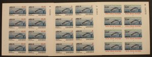 CANADA REVENUE BCF5p MINT SET OF 3 PANES OF 8 BRITISH COLUMBIA FISHING STAMPS